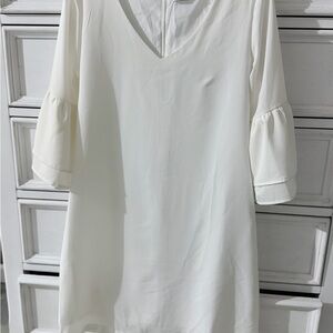 Elegant White Mini Dress